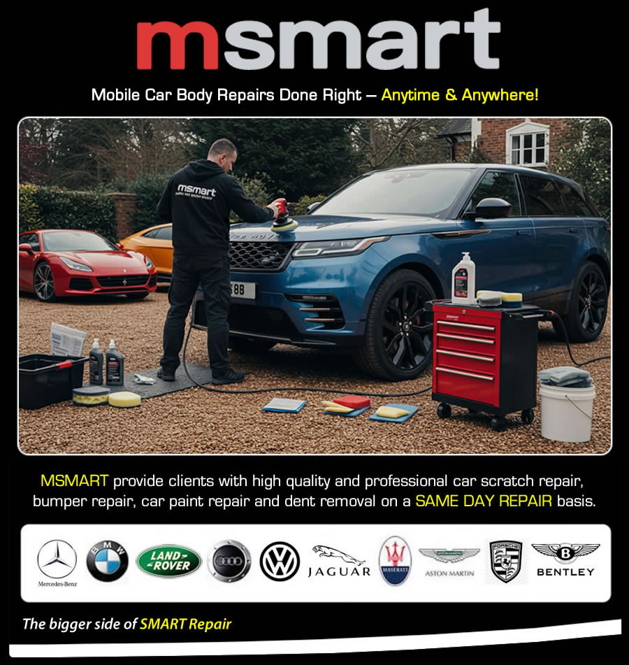 ☎️ 07980 100 201 - Kent SMART Repair will come to your location in Kent & Thurrock and same day repair your luxury car.