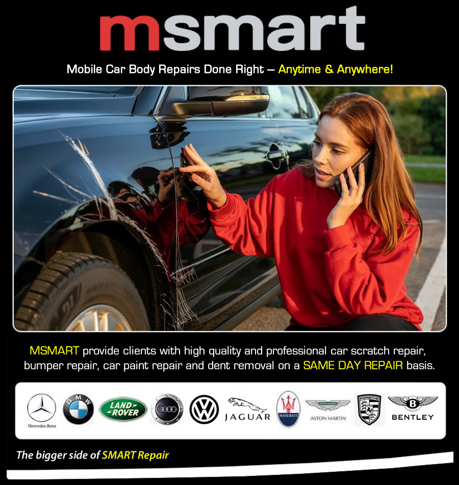☎️ 07980 100 201 - Kent SMART Repair provide quotations for mobile car accident repair services throughout Kent & Thurrock