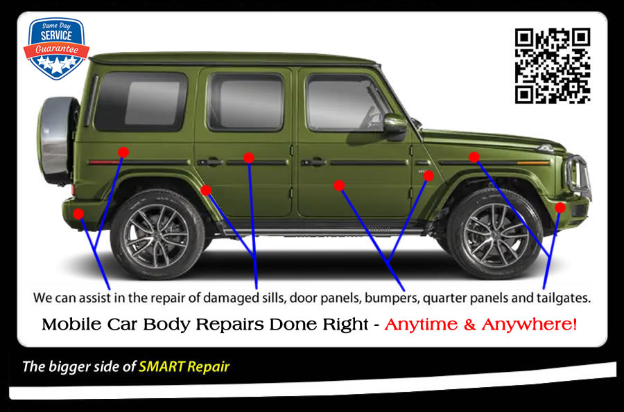 ☎️ 07980 100 201 - Kent SMART Repair can provide multiple types of SMART Repair at your location at Jersey Road Rochester ME2 3PE